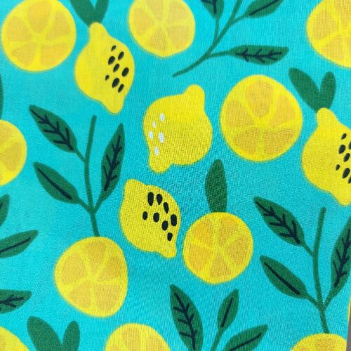 P40-coton-citrons-jaune-fond-turquoise