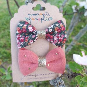 Barrettes cheveux pince croco