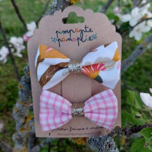 Barrettes cheveux pince croco